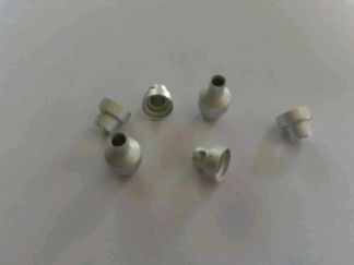 OEM Silver / Hitam anodized CNC Machining Berpaling Cover Untuk Telinga Telepon