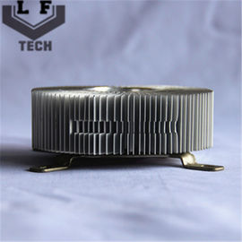Putaran Fin Aluminium Extrusion Heat Sinks Untuk CPU Cooler Untuk Besar Peralatan Pembuangan Panas