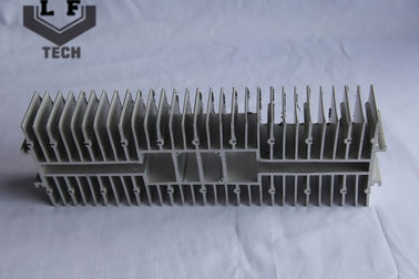 Double Layer Extruded Aluminium Pendingin Disesuaikan AL6063 T5 Fin Untuk Indurstrial