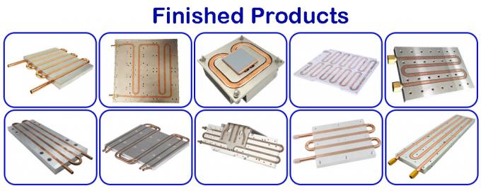 Plat Dingin Cair Aluminium Bersertifikat ISO9001 Untuk Sistem Pendingin 4