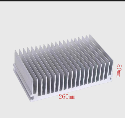 Corrosion Resistant Aluminium Heat Sink Profiles Anodized Thermal Management