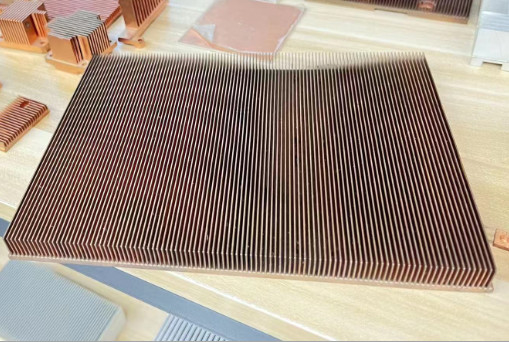 Big Skiving Fin Cooler Precision Cavity Machining heatsink sirip skiving aluminium