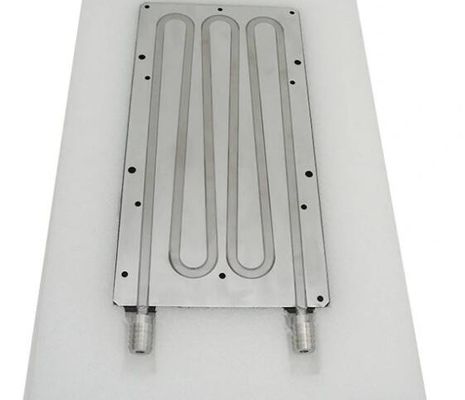 Plat Aluminium Cair Dingin Dengan Heatsink Tabung Stainless Steel