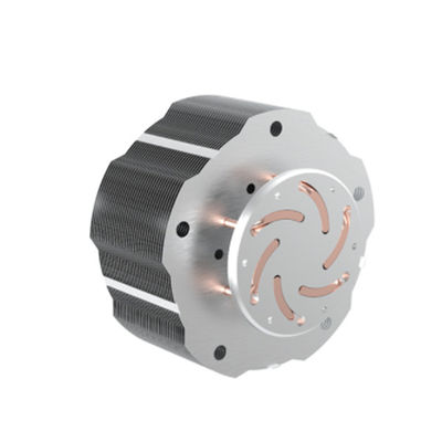Square Extruded Cooling Copper Pipe Heat Sink For LED Lighting